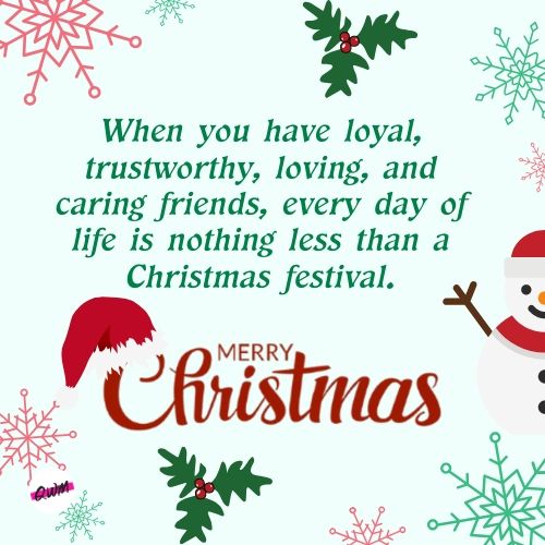 2022 Merry Christmas Quotes for Friends