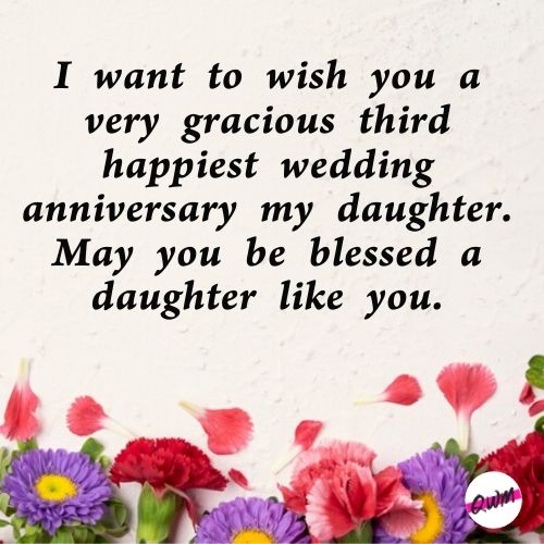 Happy Anniversary Wishes for Daughter