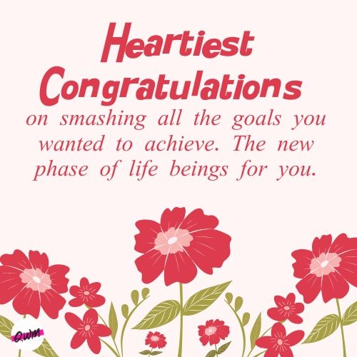 Hearty Congratulations Messages 