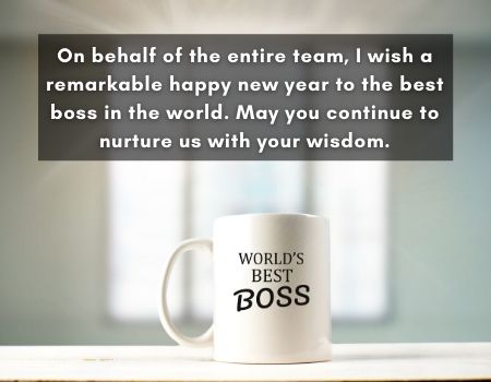 Happy New Year 2023 Wishes for Boss