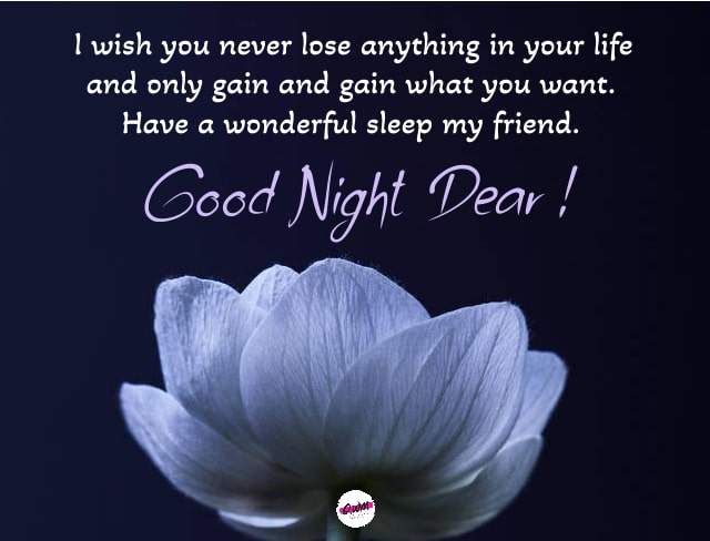 Inspirational Good Night Wishes for Best Friend