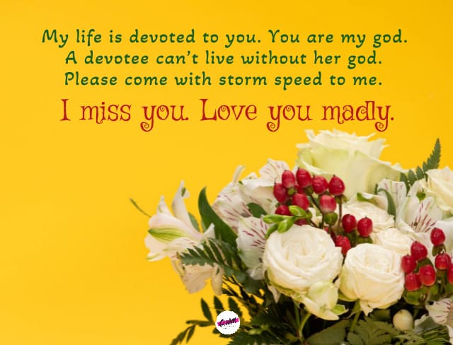 Romantic Miss You Messages for Him 