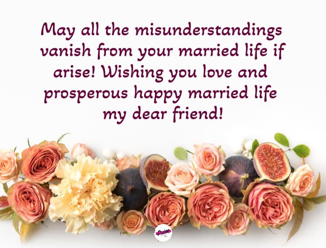 Belated Marriage Wishes for Friend 