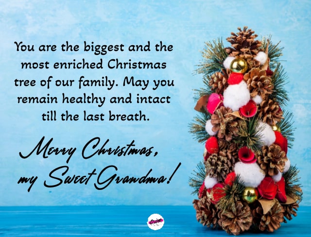 Merry Christmas Wishes for Grandmother