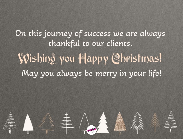 Christmas Messages to Clients