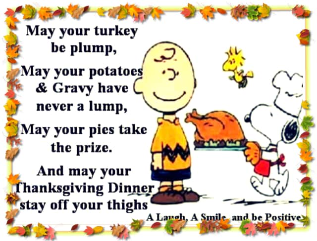 Snoopy Thanksgiving Images for fb