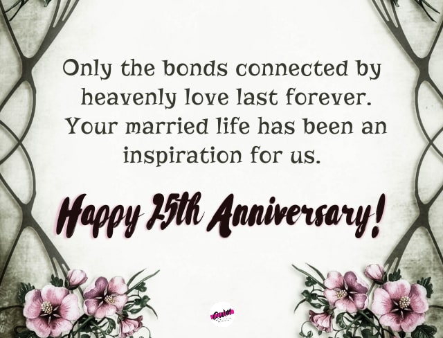 25th Anniversary Quotes for Uncle & Aunts