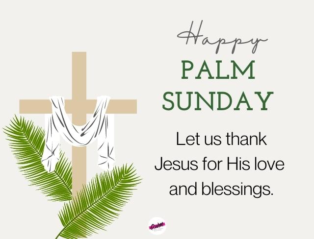 happy palm sunday wishes for friends and family