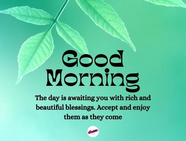 Good Morning Blessing Quotes